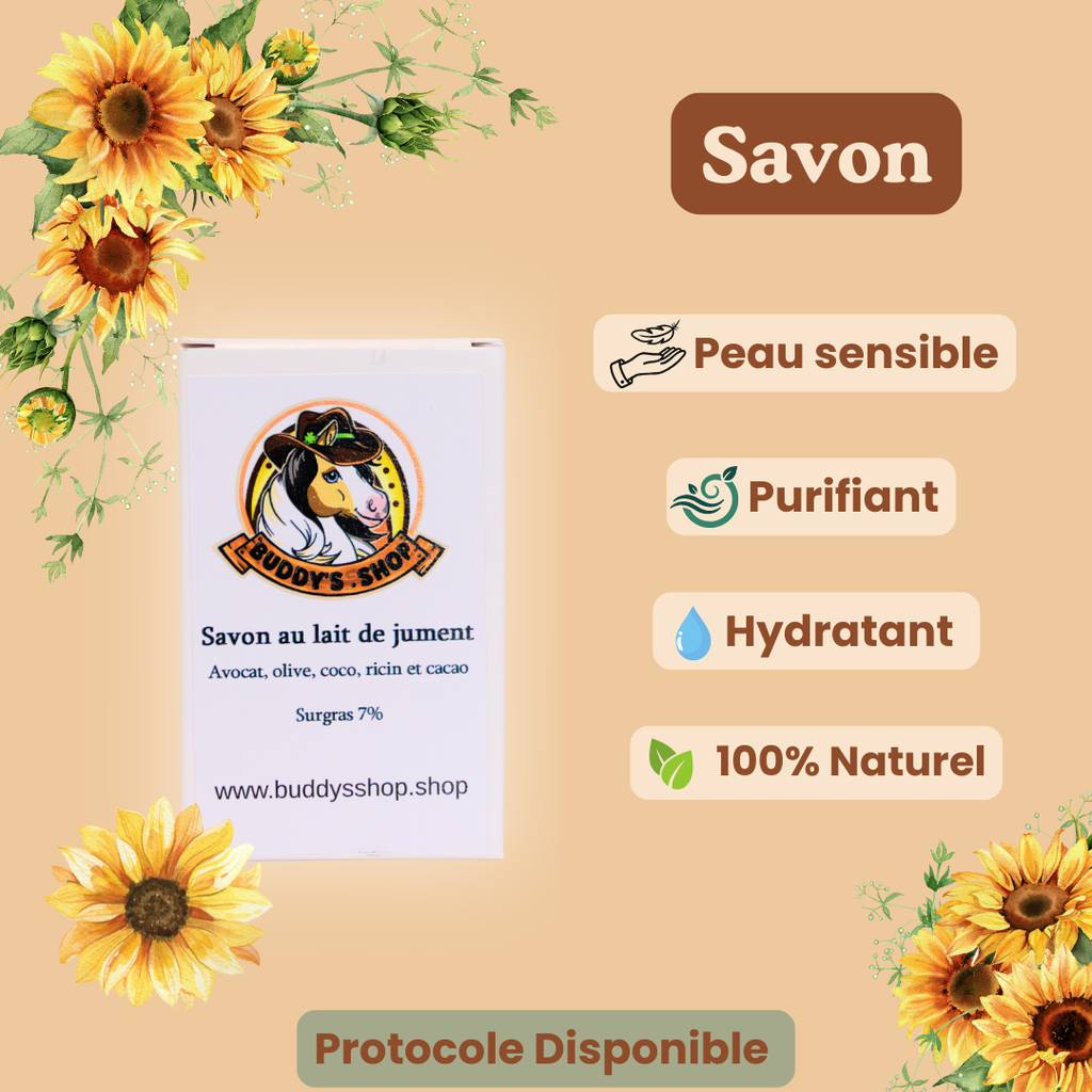 Savon à l'or blanc